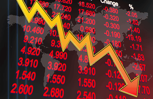 Sensex down 700 points led by slump in Tech Mahindra