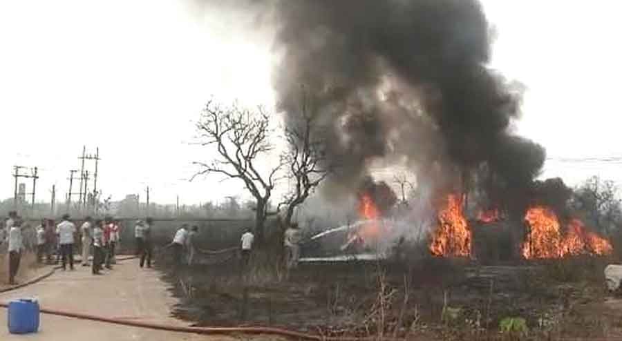 Major fire breaks outin CPP Plant in Kathara of Bokaro, no casualties
