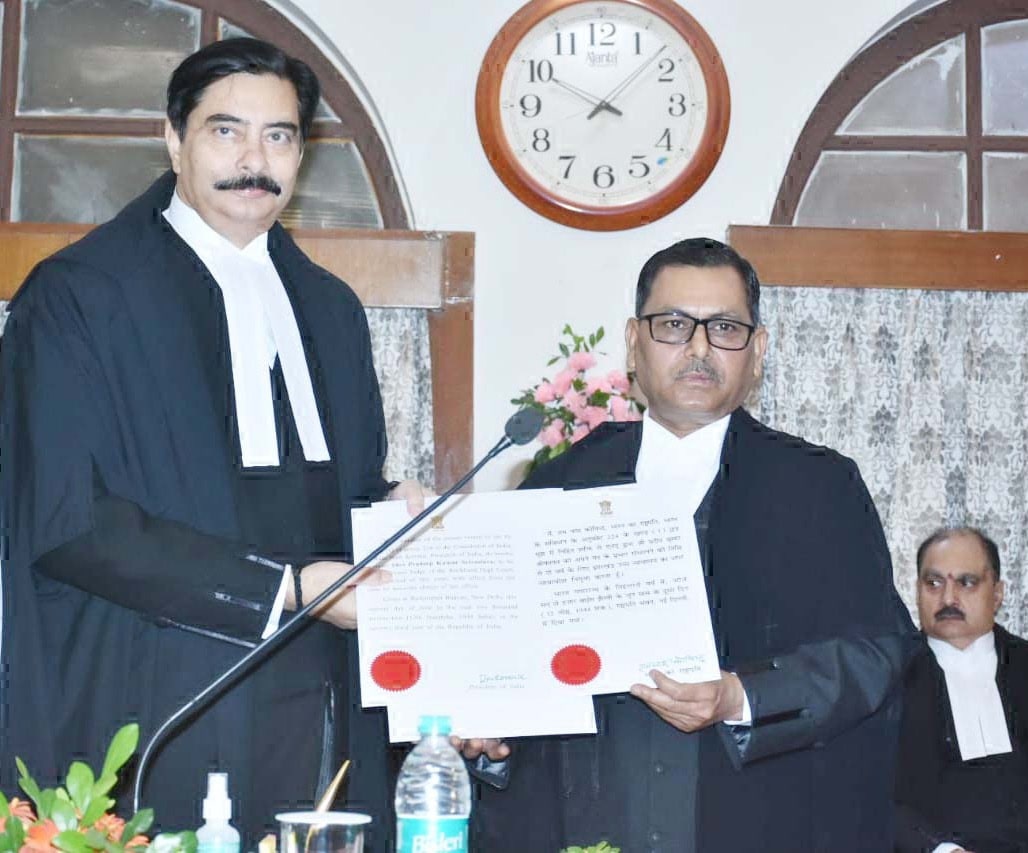 Pradeep Kumar Srivastava takes oath as Judge of Jharkhand High Court