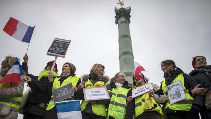 France sees 9th round of 'yellow vest' protests