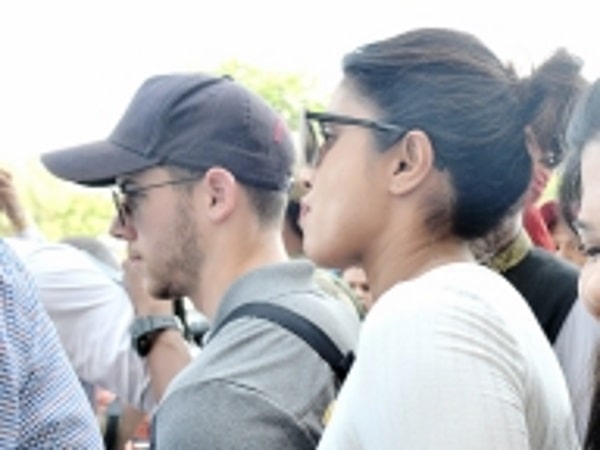 Priyanka, Nick kiss away in parking lot