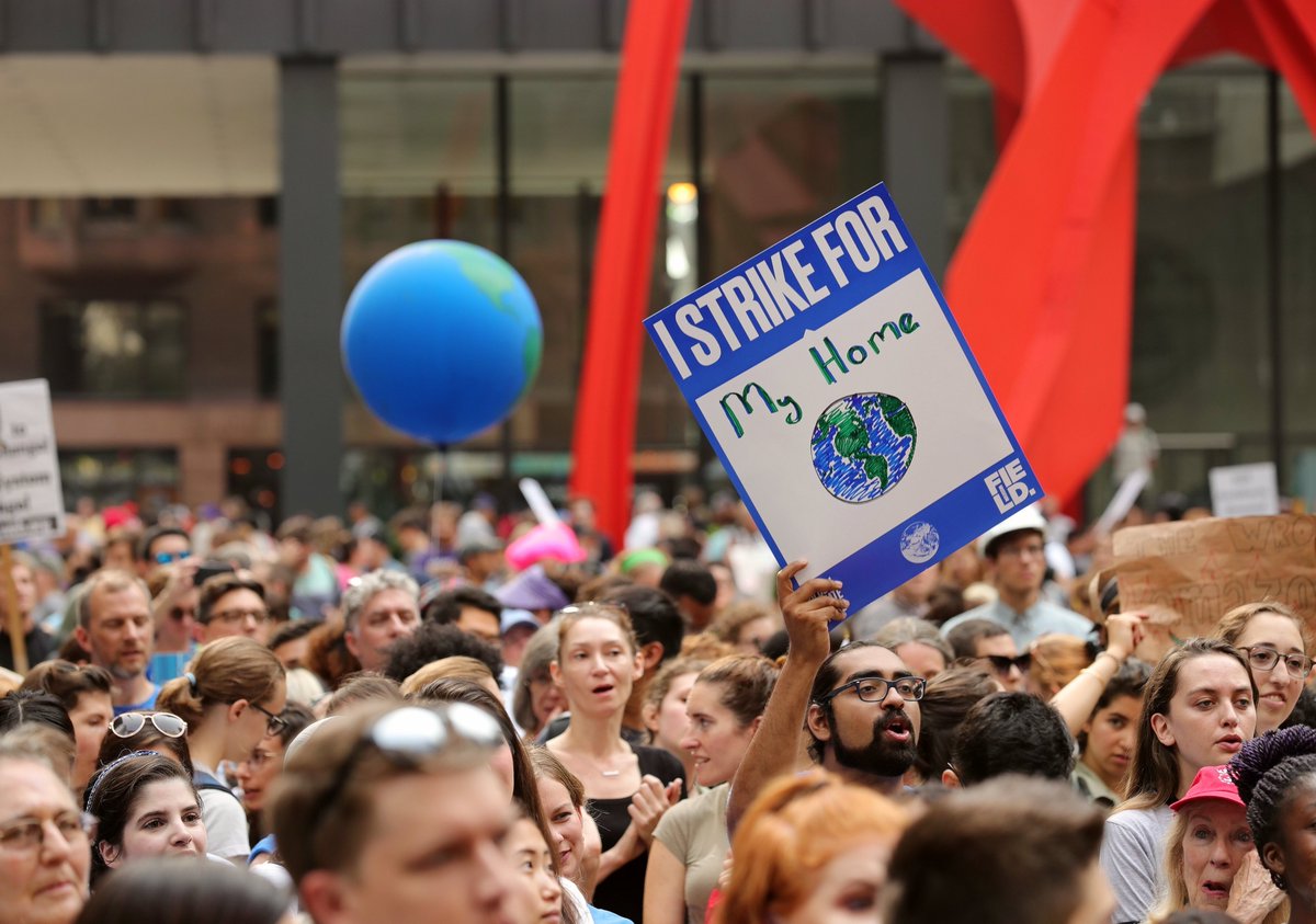 Nearly 100 climate activists arrested in NYC