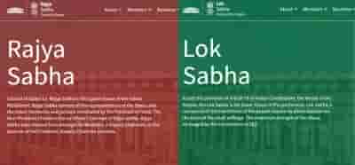 New look websites of Lok Sabha, Rajya Sabha soft launched