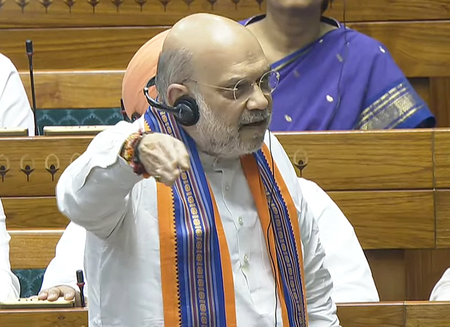 HM Shah introduces landmark bill for removal of jailed PMs, CMs, Ministers in Lok Sabha