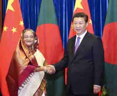 Chinese President meets Bangladeshi PM