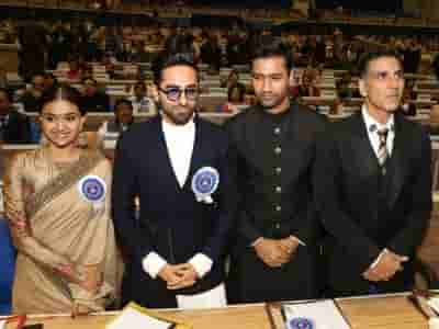 Bollywood stars overwhelmed with National Awards glory
