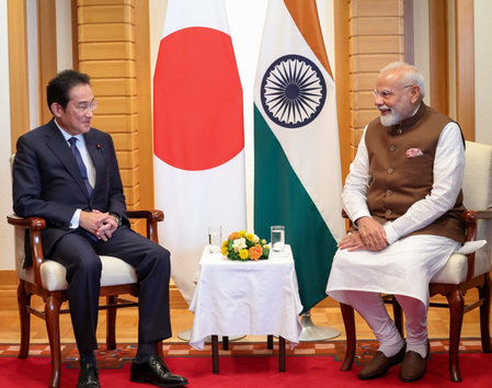 PM Modi, Former Japanese PM Kishida Review Progress in India–Japan Ties