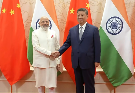 Committed to advancing ties based on mutual trust and sensitivity: PM Modi to Xi Jinping