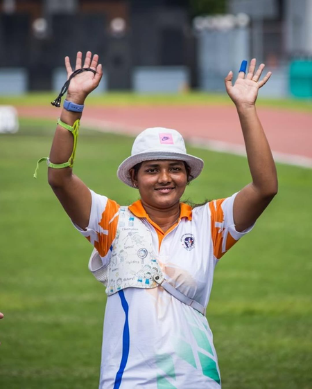 asian-archery-cships-ankita-bhakat-pips-olympic-medallist-nam-su-hyeon-to-win-gold