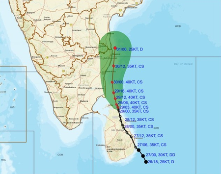 Cyclone Ditwah Disrupts Life in Ramanathapuram, Rail Services Suspended