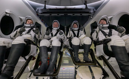 spacex-safely-returns-four-astronauts-to-earth-in-first-ever-medical-evacuation-from-iss