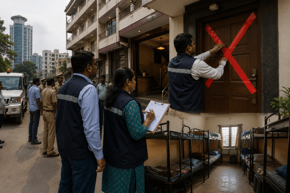ranchi-civic-body-cracks-down-on-illegal-lodges-and-hostels-only-81-have-valid-licenses