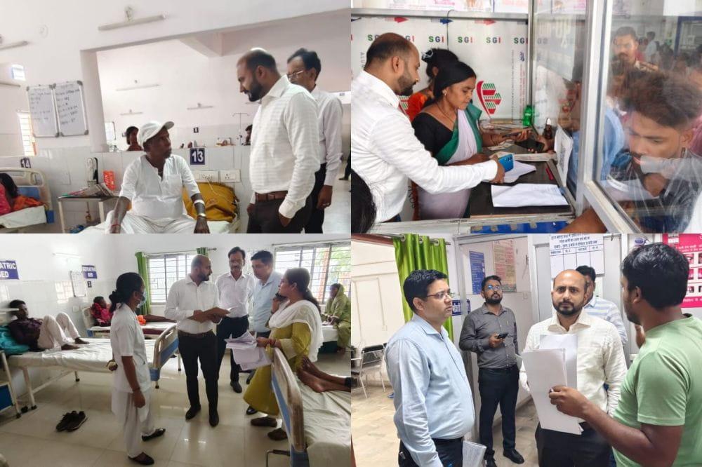 deputy-commissioner-conducts-surprise-inspection-of-ramgarh-sadar-hospital