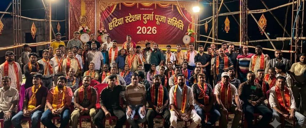 hatia-railway-station-durga-puja-committee-prepares-for-grand-festivities