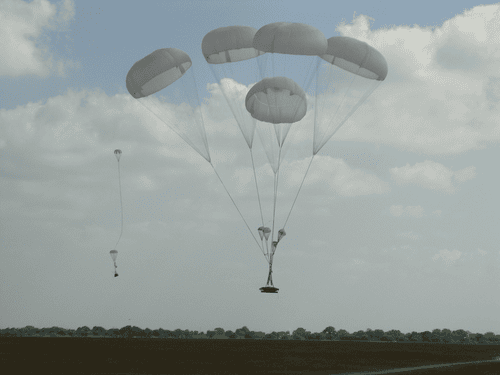 Type V Heavy Drop System showcased at Jammu IIT
