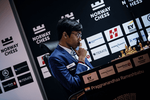 Norway Chess: Praggnanandhaa loses to Carlsen in Rd-8; Vaishali wins