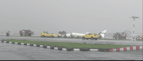 3 hurt as private aircraft with 8 onboard skids, crash lands at Mumbai airport