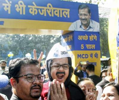 AAP ends BJP's 15 year-rule in Delhi MCD