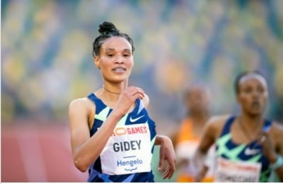 Ethiopian Gidey breaks 10,000m world record