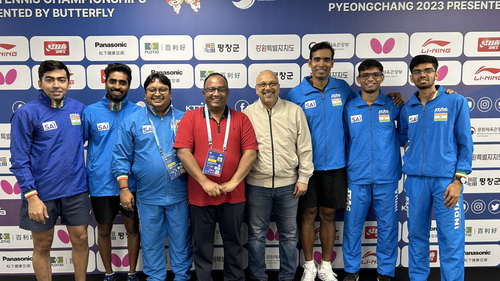 Asian TT C'ships: Indian men's team in semis, assured of a medal; women out in quarters