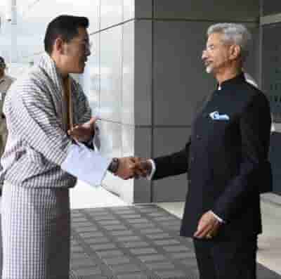 Bhutan king arrives in India for a two-day visit