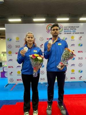 ISSF World Cup: India win silver and bronze in mixed team events, medal tally reaches to four