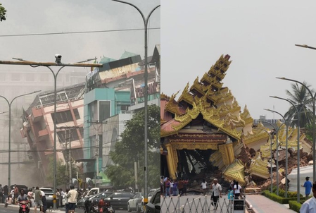 20 dead as earthquake rattles Myanmar