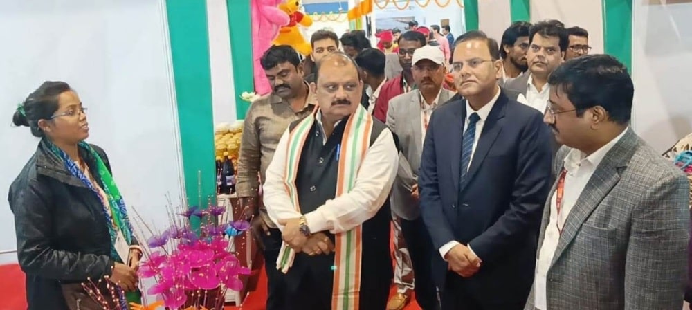 Minister Mithilesh Thakur inaugurates Jharkhand Pavilion at Pragati Maidan