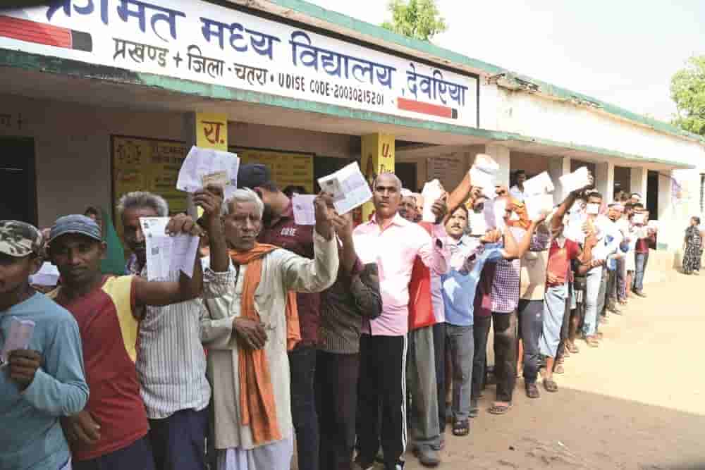 Voting ends on 3 Lok Sabha seats of Jharkhand, 61.90 % voting in Koderma; Highest in Hazaribagh at 63.66 % and least in Chatra at 60.26 %