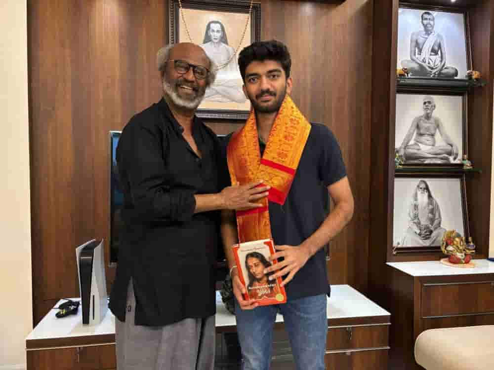 World Chess Champion D Gukesh Receives Paramahansa Yogananda’s 'Autobiography Of A Yogi' From Superstar Rajinikanth