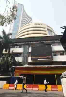 Financials lead Sensex down