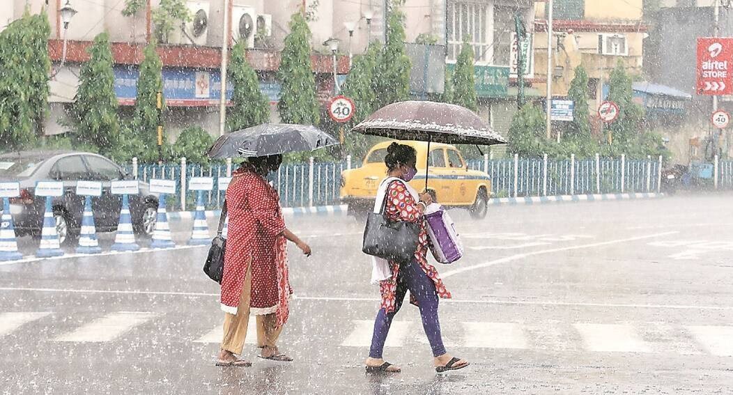 Rain and hail in many areas bring respite to people from hot temperature