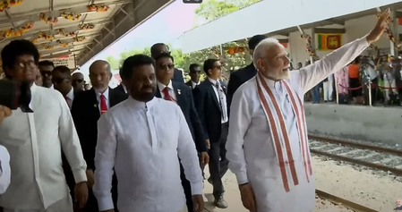 PM Modi, Lankan Prez Dissanayake launch India-backed railway projects in Anuradhapura