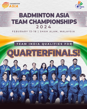 India upset China 3-2 to enter Badminton Asia Team Championships quarterfinals