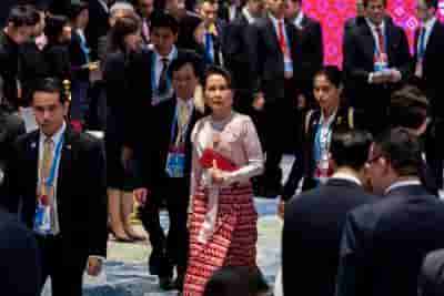Suu Kyi appears in court via video link