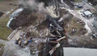 Concerned residents demand answers after toxic Ohio train derailed