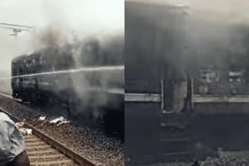 Gujarat: Fire erupts in Dahod-Anand train coach