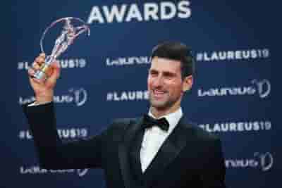 Djokovic, Biles win Laureus Sports awards