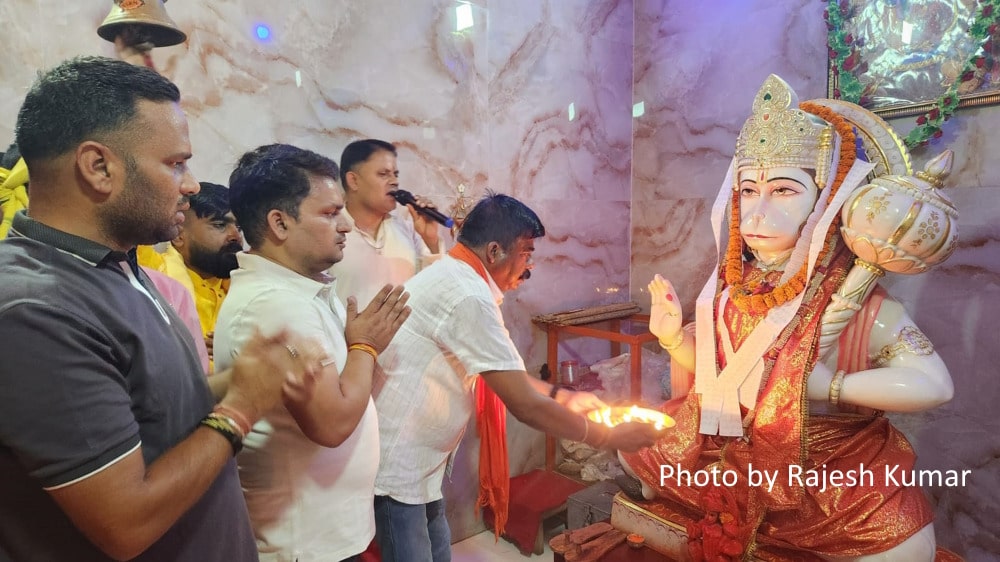 Hanuman Chalisa Chanted over more than 5000 Temple around Jharkhand 