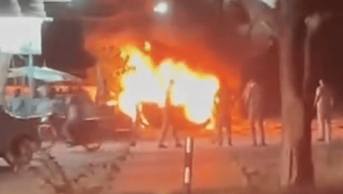 One killed as mob sets religious place afire in Gurugram