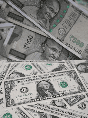 Rupee edges up against US dollar
