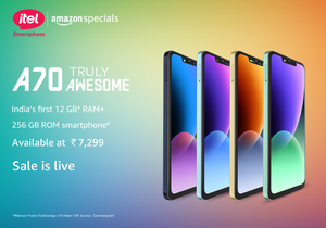 itel launches A70, India's 1st smartphone with 256GB ROM & 12GB (4+8) RAM at Rs 7,299, sales live today on Amazon