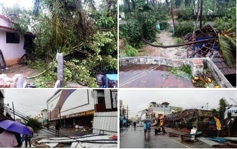 Gaja cyclone hits Tamil Nadu, leaves 11 dead