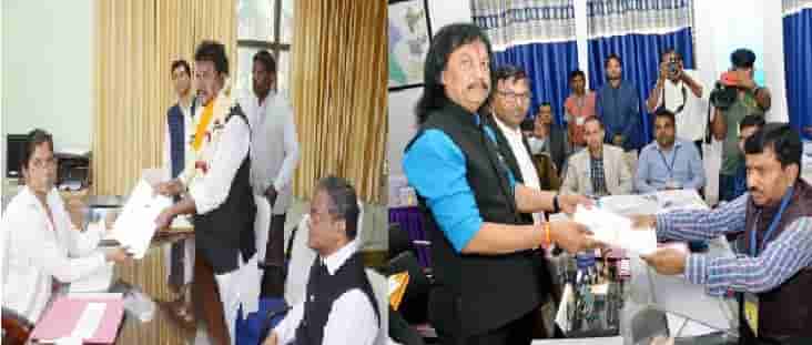 Jailed former ministers Bandhu Tirkey and Raja Peter file their nominations