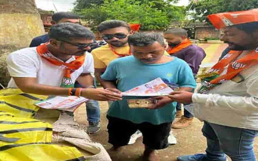 BJYM takes out bike tour, distributes pamphlets of Modi government's achievements