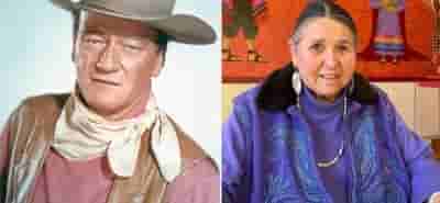Sacheen Littlefeather says John Wayne charged towards her to assault at 1973 Oscars