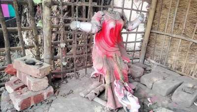 14 temples vandalised overnight in Bagladesh's Thakurgaon, police probing