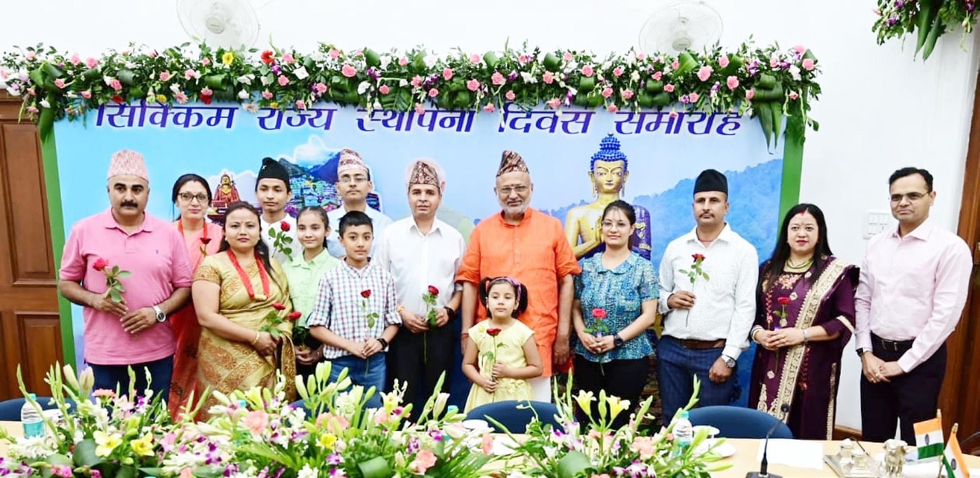 Sikkim State Foundation Day celebrated at Raj Bhawan