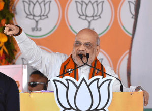 Amit Shah sounds poll bugle in Jharkhand, slams 'most corrupt' Soren govt