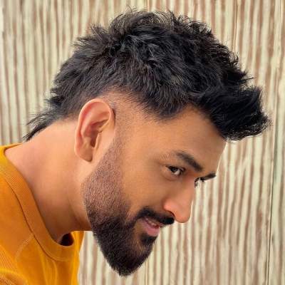 MS Dhoni catches fans by surprise with faux-hawk hairstyle - Reporter Post